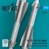 RESKIT RS72-0600 Kh-29L (AS-14A Kedge) missiles with AKU-58 (2 pcs) (Su-17, Su-25,Su-24, Su-30) (3D Printed) (1/72)